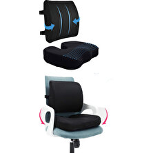 Shupin Ultra Comfort Ergonomik Sırt Destek + Oturma Minderi 2'li Set