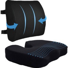 Shupin Ultra Comfort Ergonomik Sırt Destek + Oturma Minderi 2'li Set