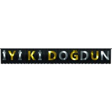 Event Party Store Banner Püsküllü Iyiki Doğdun Siyah 2.1m