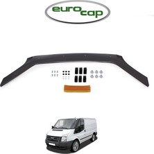 Ford Transit Ön Kaput Koruma Rüzgarlığı 3 mm Akrilik (Abs) Parlak Siyah Deflektör 2006-2013