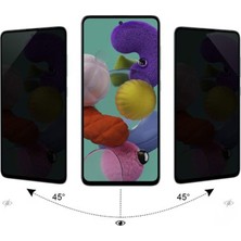 Ally Samsung Galaxy M51 3D Full Privacy Gizlilik Tempered Cam Ekran Koruyucu AL-33747