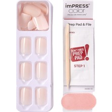 Impress Color Kendinden Yapışkanlı Takma Tırnak - Kısa- KIMC001