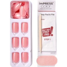 Impress Color Kendinden Yapışkanlı Takma Tırnak - Kısa- KIMC003