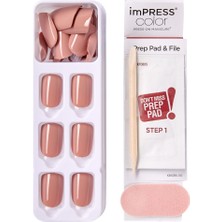 Impress Color Kendinden Yapışkanlı Takma Tırnak - Kısa- KIMC010