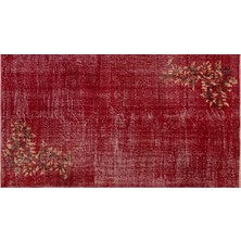 Sempati Halı Özel Vintage Eskitme El Dokuma Halı 113 x 205 cm 7373