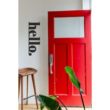 Unt "hello"  Duvar Yazısı, Dekoru-Süsü, Ahşap Dekoratif Tablo