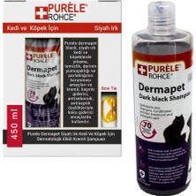 Purele Derma Kremli Dermatolojik Siyah Kedi ve Köpek Şampuanı 450 ml