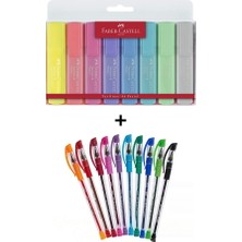 Faber-Castell Faber Castell 18 Renk Fosforlu ve Tükenmez Kalem Seti