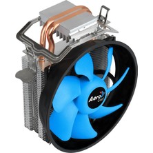 Aerocool Verkho2 Plus 9cm Fan, 2X6 mm mm Isı Borusu, 4pin Pwm Intel / Amd Uyumlu Işlemci Soğutucusu (AE-CC-VERKHO2P)