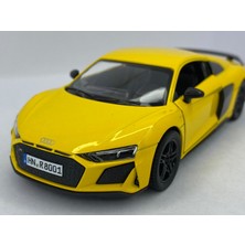 Kinsmart 2020 Audi R8 Coupe - Çek Bırak 5inch. Lisanslı Model Araba, Oyuncak Araba 1:36