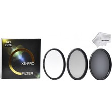 Tianya 52MM Xs-Pro Slim Koruyucu Uv + Slim Cpl Polarize + Slim Nd8 Nd 3 Stop Filtre Seti