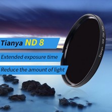 Tianya 52MM Xs-Pro Slim Koruyucu Uv + Slim Cpl Polarize + Slim Nd8 Nd 3 Stop Filtre Seti