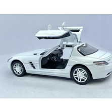 Kinsmart Mercedes - Benz Sls Amg - Çek Bırak 5inch. Lisanslı Model Araba, Oyuncak Araba 1:36