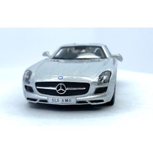 Kinsmart Mercedes - Benz Sls Amg - Çek Bırak 5inch. Lisanslı Model Araba, Oyuncak Araba 1:36