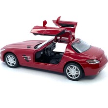 Kinsmart Mercedes - Benz Sls Amg - Çek Bırak 5inch. Lisanslı Model Araba, Oyuncak Araba 1:36