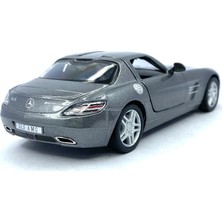 Kinsmart Mercedes - Benz Sls Amg - Çek Bırak 5inch. Lisanslı Model Araba, Oyuncak Araba 1:36