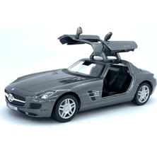 Kinsmart Mercedes - Benz Sls Amg - Çek Bırak 5inch. Lisanslı Model Araba, Oyuncak Araba 1:36