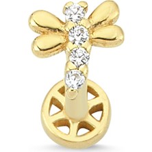 Altınsepeti Altın Yusufçuklu Tragus Küpe AS63PC