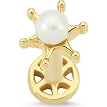 Altınsepeti Altın Yıldızlı Inci Tragus Küpe AS61PC