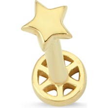 Altınsepeti Altın Mini Yıldızlı Tragus Küpe AS54PC