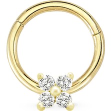 Altınsepeti Altın Çiçek Modeli Tragus Piercing AS47PC