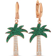 Altınsepeti Rose Gümüş Palmiye Küpe G179KPR3