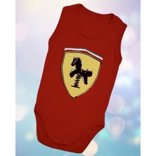 Lullaby Unisex Bebek Kırmızı Sallanan At Atlet Body