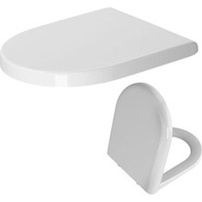 Duravit Klozet Kapağı Starck 3 Alpin Beyaz Amortisörsüz 063810095