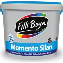 Filli Boya  Momento Silan 2.5lt -  Tam Silinebilir Ve Yıkanabilir Ipek Mat  Iç Cephe Boyası -Andezit 15