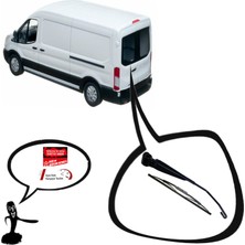 Maxtell Ford Transit V363 Arka Silecek Kolu ve Süpürgesi 2014--2019 Sol