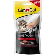 Gimcat Nutripockets Biftekli Anti Hairball Kedi Ödülü 60 gr