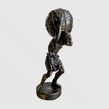 Rakun Home Dekoratif Atlas Heykeli Biblo