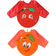 Bebedonat Ikili Su Geçirmez Kollu Mama Önlüğü