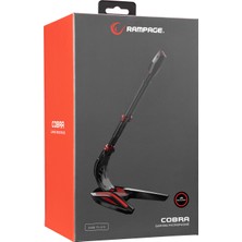 Rampage Rmx-M9 Cobra Siyah USB Masaüstü LED Mikrofon