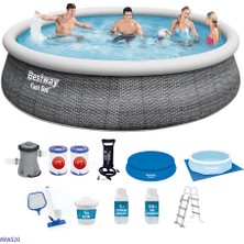 Bestway Büyük Şişme Havuz Seti 457X107CM Bw 520