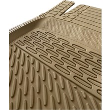 Team Car  2014 Model Ford Escape Için 3D Havuzlu Tip Universal Paspas - Lüks Bej