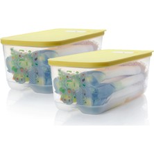 Tupperware Sera Serisi Sebze Meyve Saklama Kabı 6.1 Lt 2'Li Set