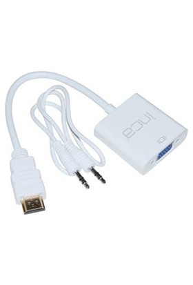 Inca Ihtv-7tb 0.15 M HDMI To VGA + Ses Dönüştürücü