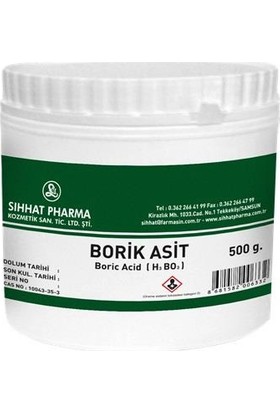 Sıhhat Pharma Borik Asit 500 gr