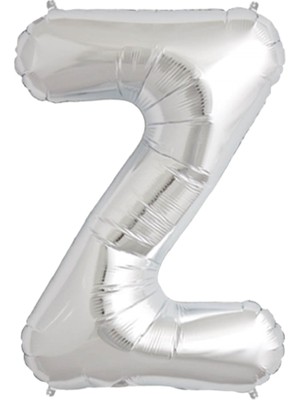 İKM Harf Balon Folyo Orta Boy  75 cm Gümüş Z