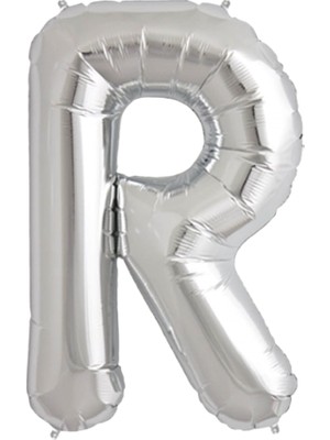 İKM Harf Balon Folyo Orta Boy  75 cm Gümüş R