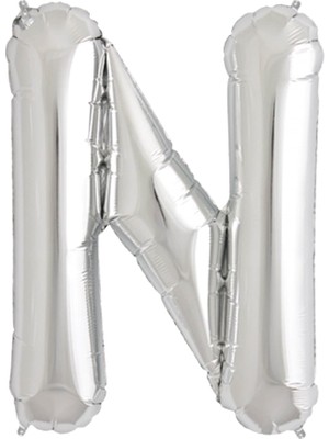 İKM Harf Balon Folyo Orta Boy  75 cm Gümüş N