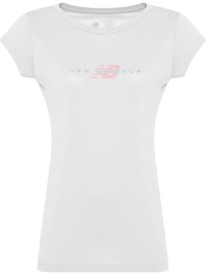 New Balance Kadın Beyaz T-Shirt WTT2033-WT