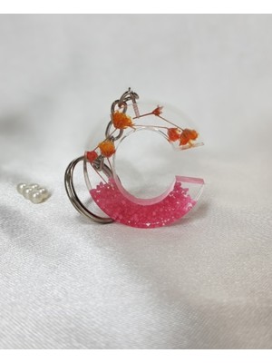 Sultan Tasarım Epoksi C Harfi Anahtarlık