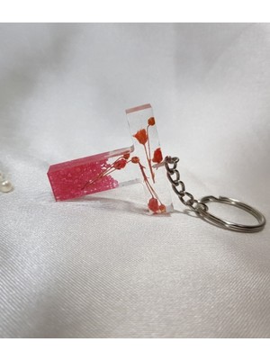 Sultan Tasarım  Epoksi T Harfi Anahtarlık