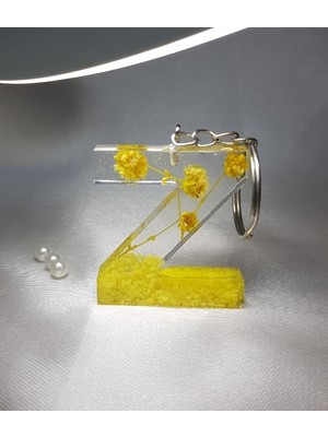 Sultan Tasarım Epoksi Z Harfi Anahtarlık