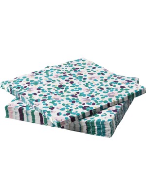 IKEA Tacsamhet Çok Renkli 33 X 33 Cm 30 Adet Peçete