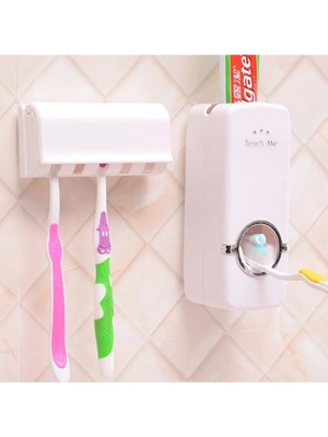 Diş Macunu Sıkacağı 5'li Diş Fırça Tutucu