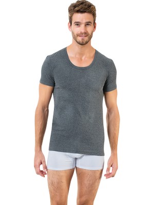 Elegant Öztaş Underwear 1091-A Erkek Açık Yaka Fanila