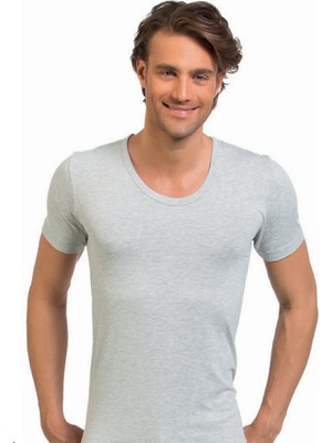 Elegant Öztaş Underwear 1091-A Erkek Açık Yaka Fanila